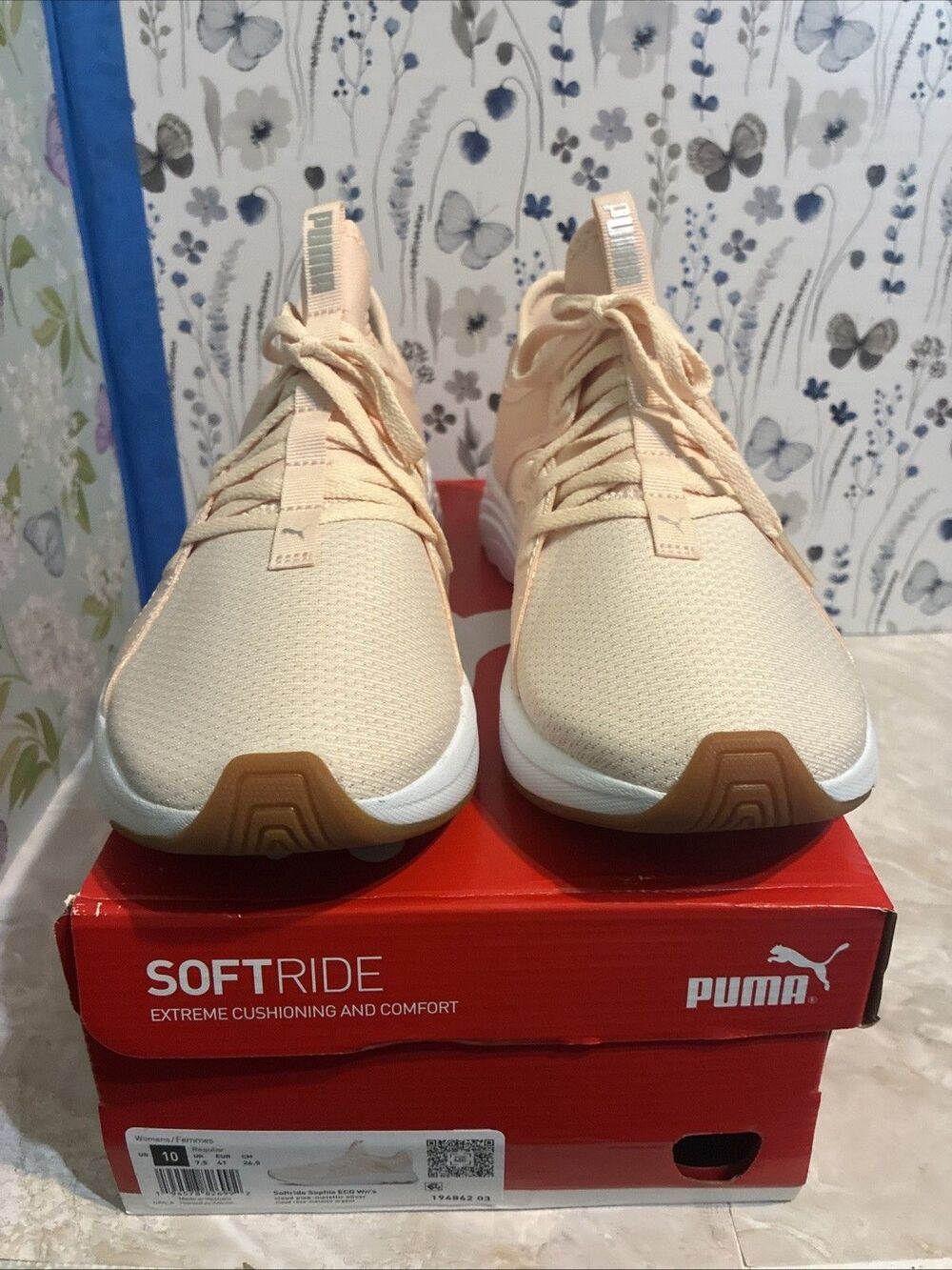 Size 10 - Puma Softride Sophia Eco Cloud Pink W